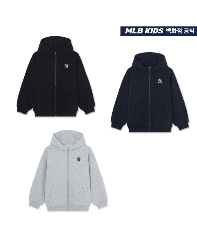 [AK원주점] [MLB KIDS] 스포티브 베이직 스몰로고 후드집업 _ 7AHDB0364