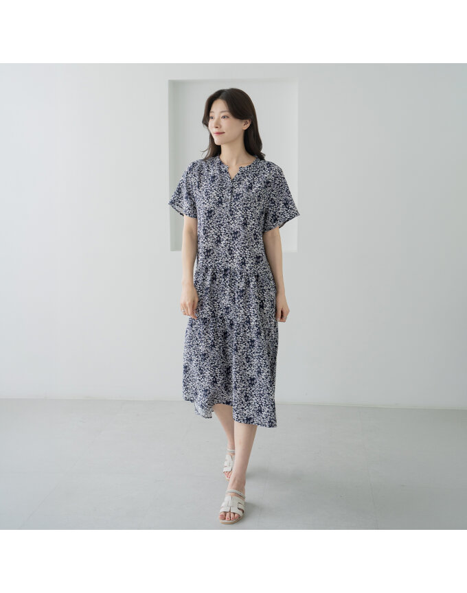 엄마옷 마담4060 냉감인견 여성 데일리 원피스 -ROP2605007-