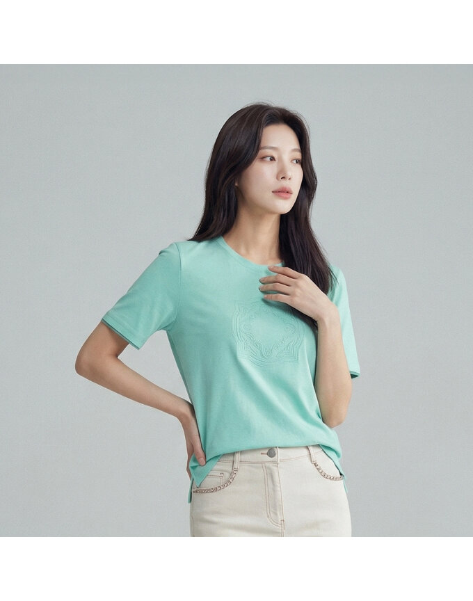 프린트 원포인트 티셔츠_1J45388