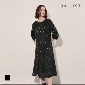 [DAILIST] 도트 쉬폰 원피스_MDEOA4F6131