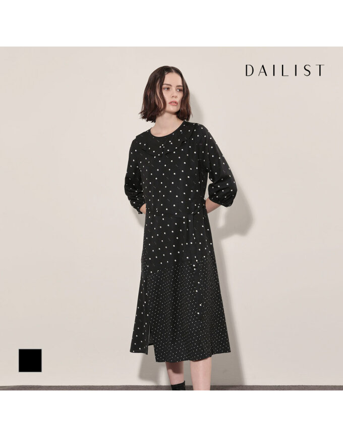 [DAILIST] 도트 쉬폰 원피스_MDEOA4F6131