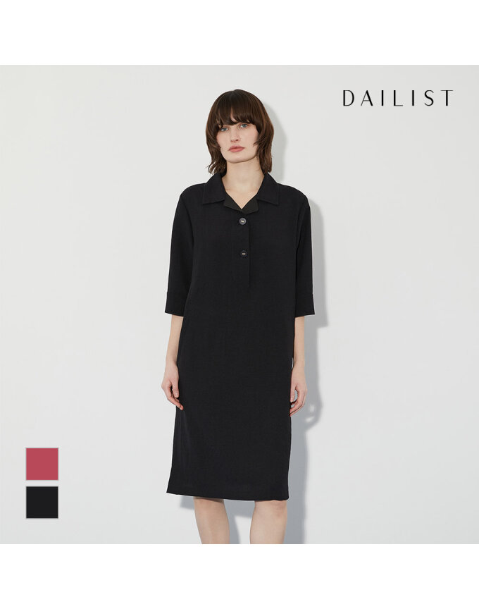 [DAILIST] 솔리드 카라원피스_MDEOA4M3391