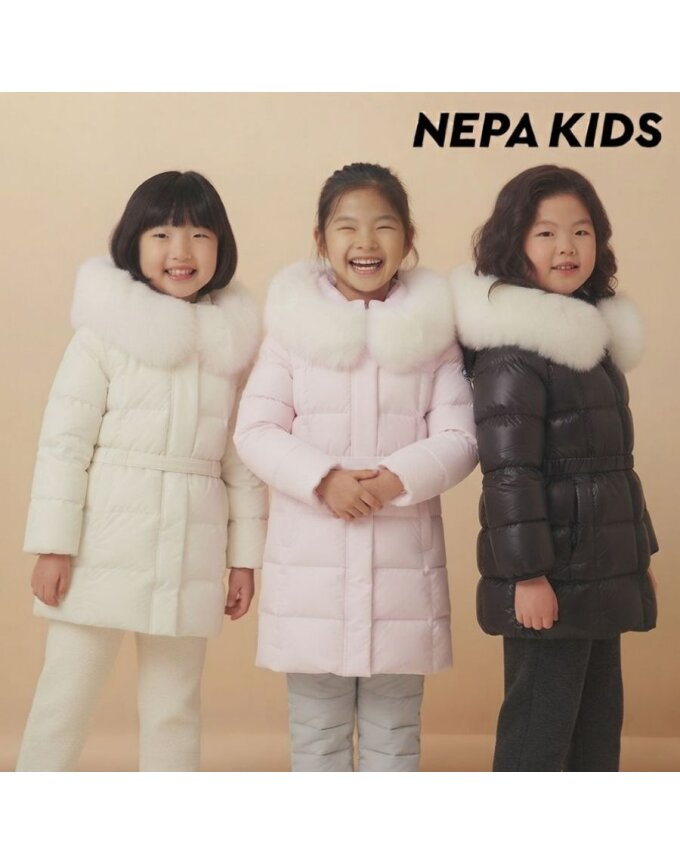 (키즈)여아 러브미 벨티드 덕다운 자켓_KM82058
