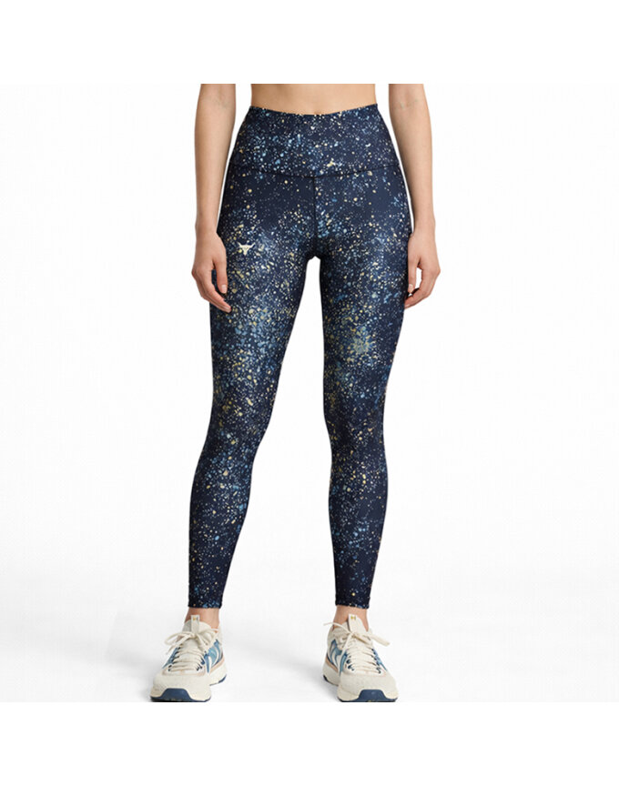 UA Pjt Rock HeatGear 노슬립 허리밴드 여성 앵클 레깅스_1369955-408