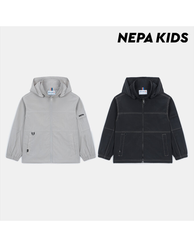 (키즈)스티치 후드 자켓_KKC0606