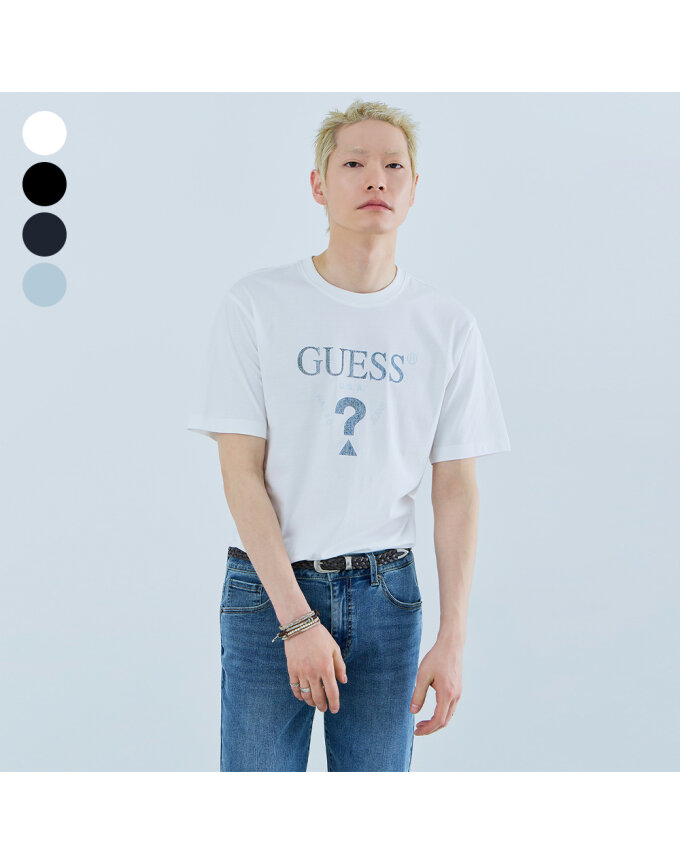 [ON] 유니 세미오버핏 삼각그래픽 반팔티셔츠 NQ2KE407