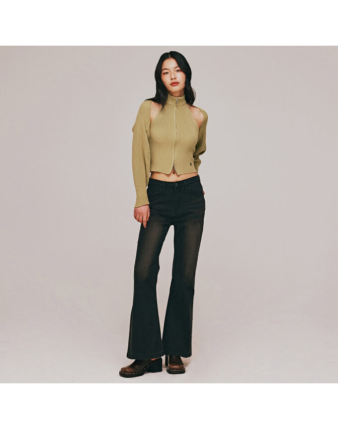 STRETCHY SLIM-FIT BOOTCUT JEANS_T513DE401