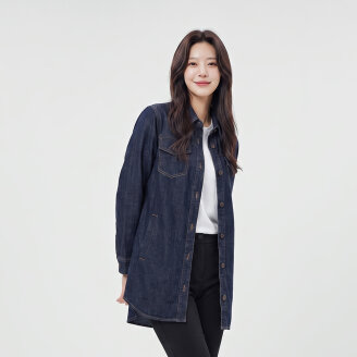 중기장 데님 자켓_1K61206