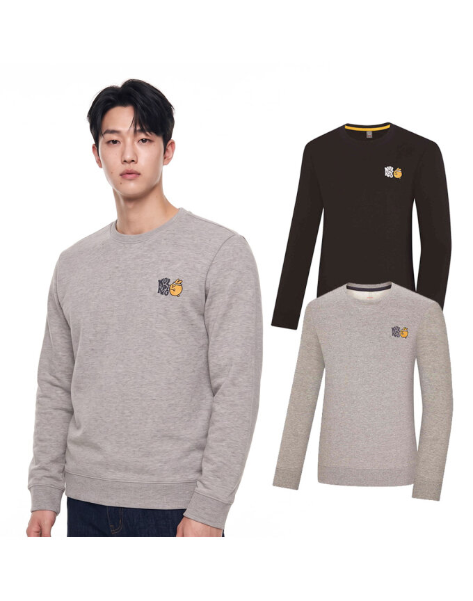 콜핑 공용 가을 코튼 등산 맨투맨 티셔츠 KSC456UT4U