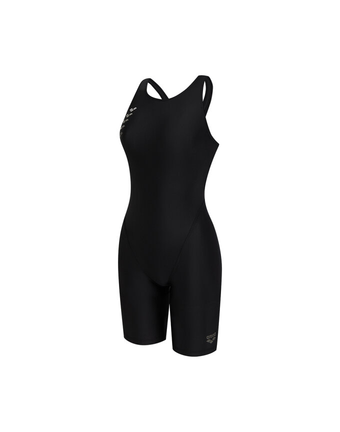 아레나 아쿠아페이드 4부 반신 레이서백 블랙 여성 반전신 수영복 A6SL1LD31 고리브라