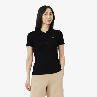 (여성) 립조직 슬림핏 폴로셔츠_DF5377-55G_031