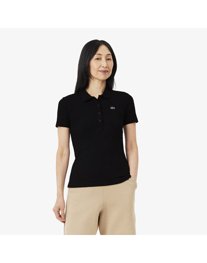 (여성) 립조직 슬림핏 폴로셔츠_DF5377-55G_031