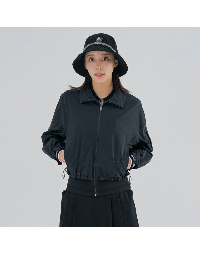 여성 밑단 시보리 포인트 점퍼 RWJUM7305-199