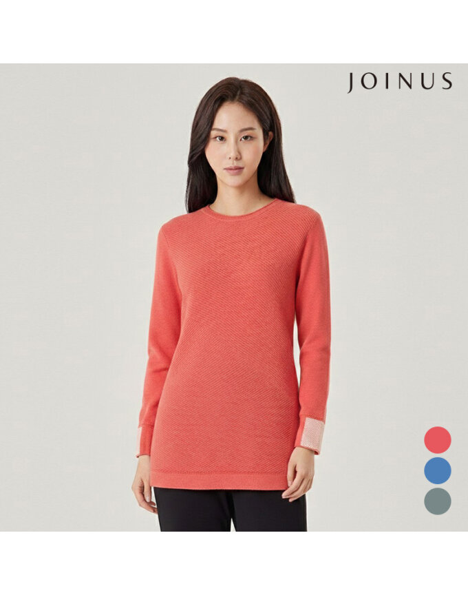 라운드넥 사선 니트_JAAS2-CSL010