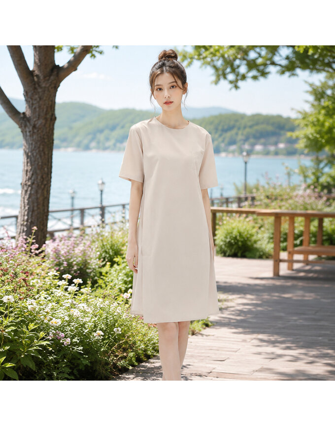 [귈림] 사이드절개 포켓원피스(GAMOP11G)