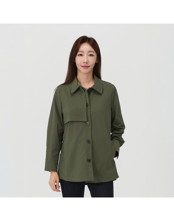 캐주얼 스탠카라 자켓_1J61206