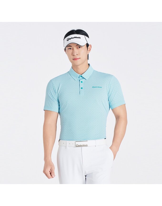 남성 패턴 카라 반팔 티셔츠 T8031TO2245-804