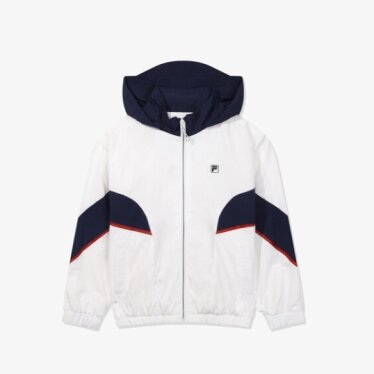 [AK평택점] [휠라키즈] V절개 매쉬 바람막이 100(WHITE)