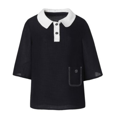 [AK평택점] [크레송] 스텐카라 옆트임 블라우스 ODCPBPD1