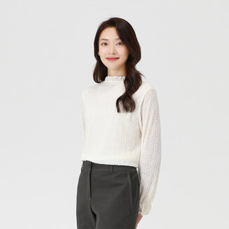 스팽글 자수 레이스 블라우스_1K62509