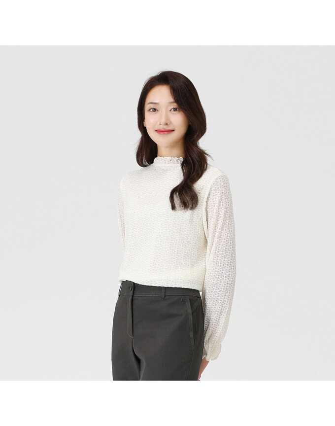 스팽글 자수 레이스 블라우스_1K62509