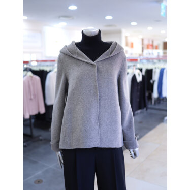 꼼빠니아 후드넥 울 혼방 핸드메이드 자켓 CAFW0WJK350