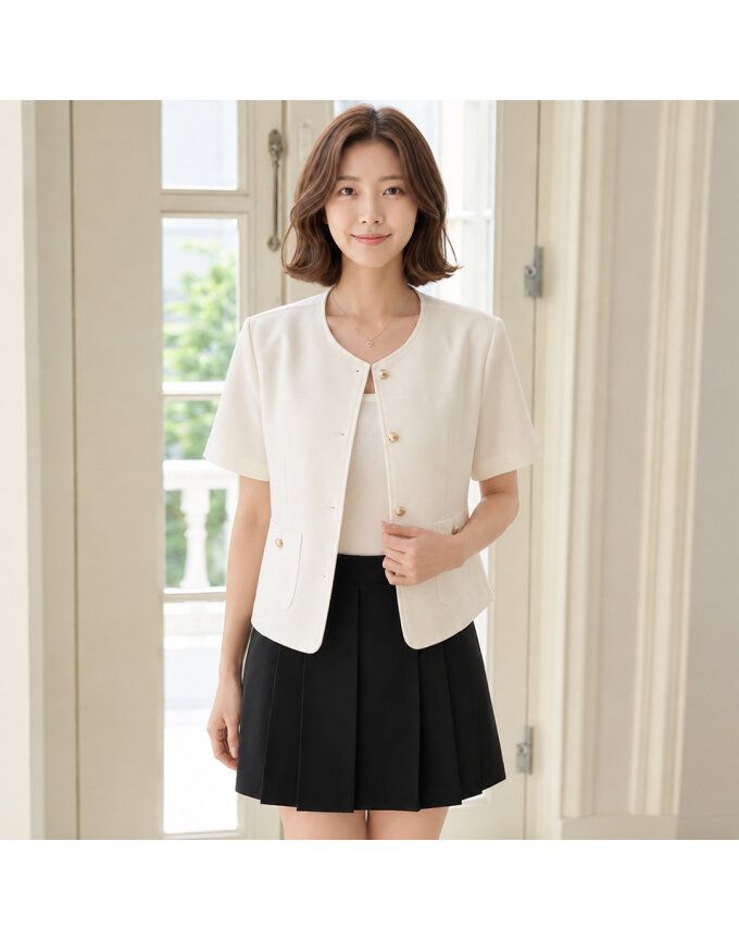 [예쎄] 심플 베이직 포켓 썸머 자켓(S6MJK006A)