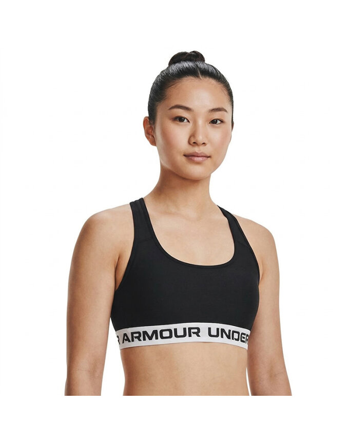UA Armour Mid Crossback 스포츠 브라_1376437-001