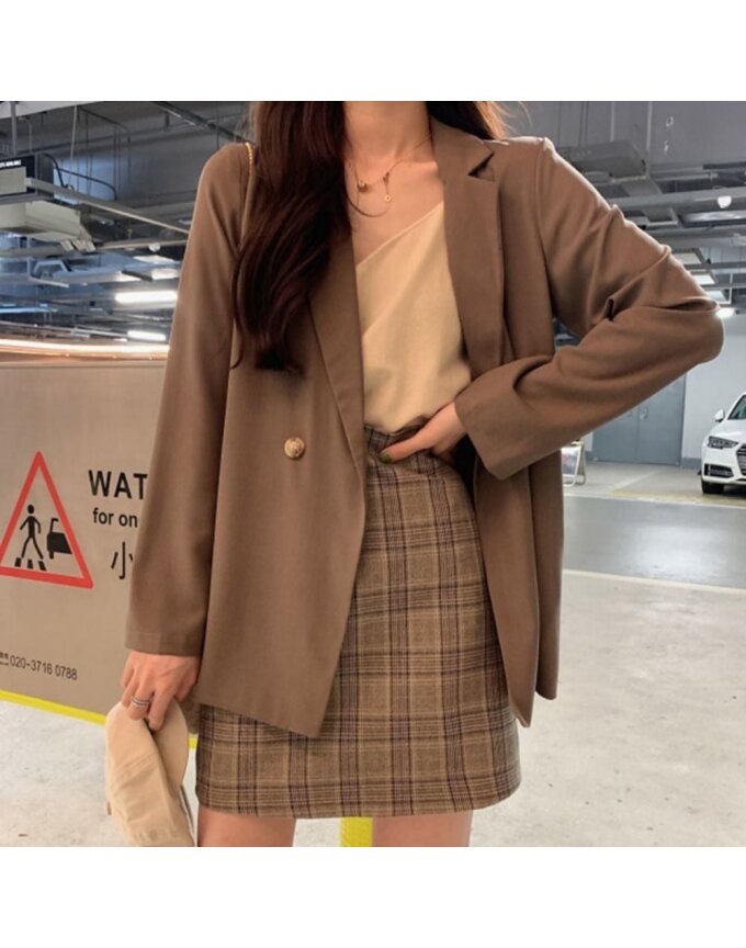 여성 오버핏 하객룩 출근룩 블레이저 자켓 WON-WJK-WCE515A