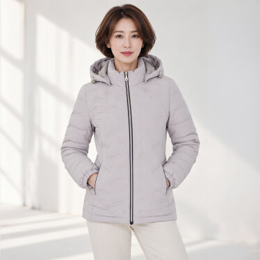 후드 집업 숏 패딩 점퍼 후드탈부착 CLDWDW205