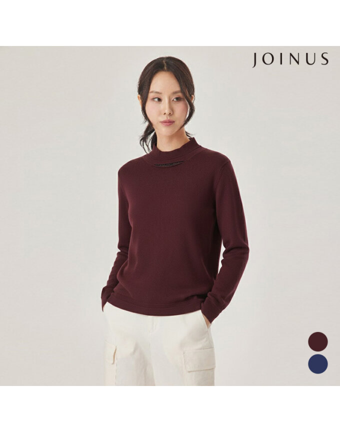 넥 트임 포인트 니트_JAAW0-CSL030