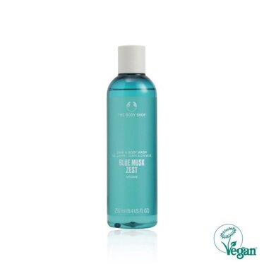 [AK분당점] [더바디샵] 블루 머스크 제스트 헤어 앤 바디 워시 250ML