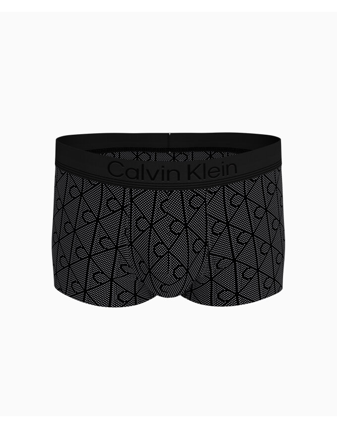 남성 CK 블랙 프린트 로우 라이즈 트렁크_NB44222QK