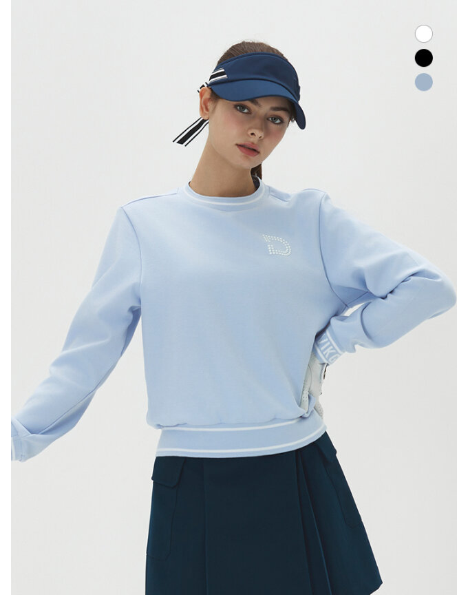듀빅 여성 브루종 크루넥 긴팔티셔츠 DD1WTS103