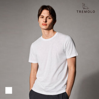 [TREMOLO] 라운드 솔리드 티셔츠_TRNAS4Y2471