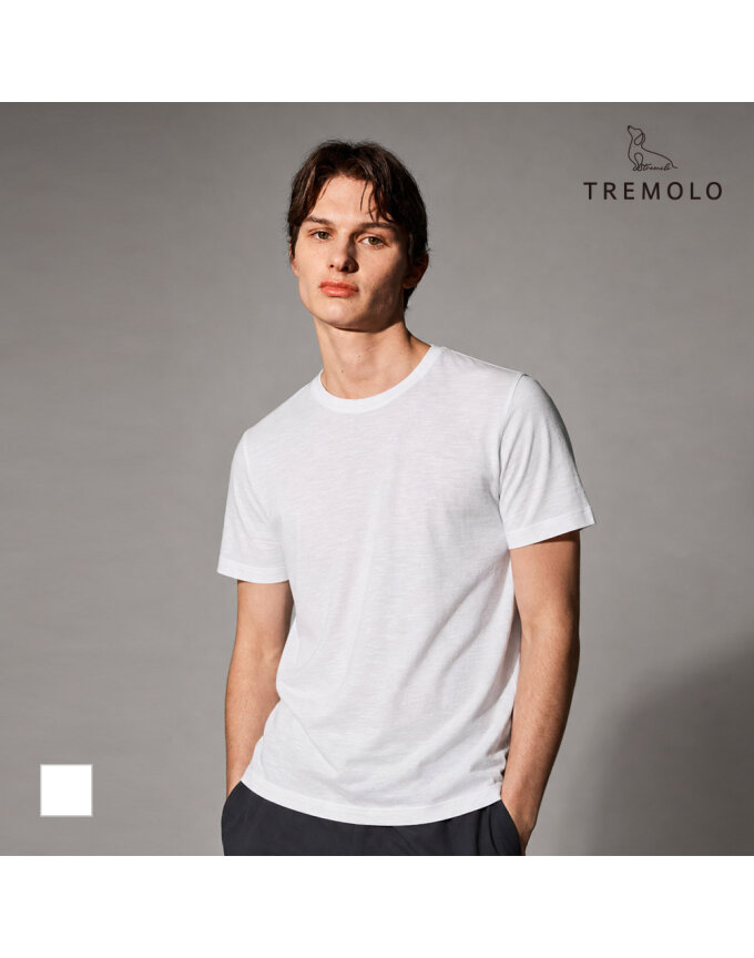 [TREMOLO] 라운드 솔리드 티셔츠_TRNAS4Y2471