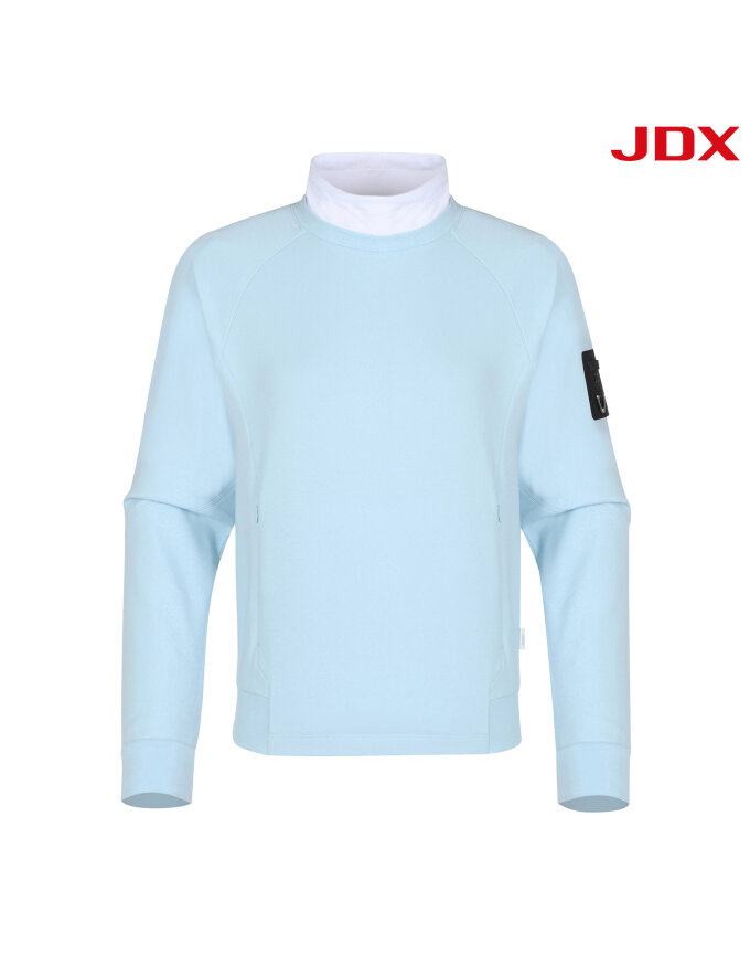 [JDX]여성 에리 레이어드형 블루종 티셔츠(X1TLV7403LB)