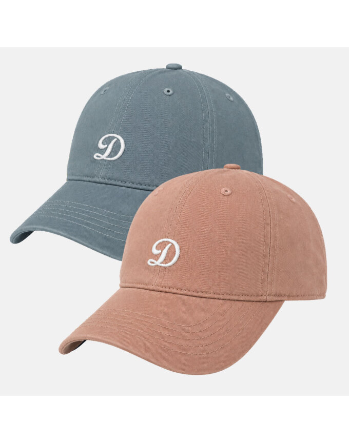 [DENNIS] 남녀공용 빈티지 워싱 시그니처 볼캡모자_DARXXCA003