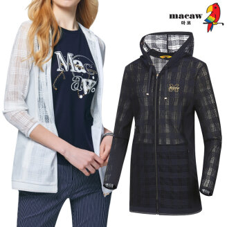 (여성)후드디자인 시스루 집업 홑겹 점퍼 MMW2TJ02