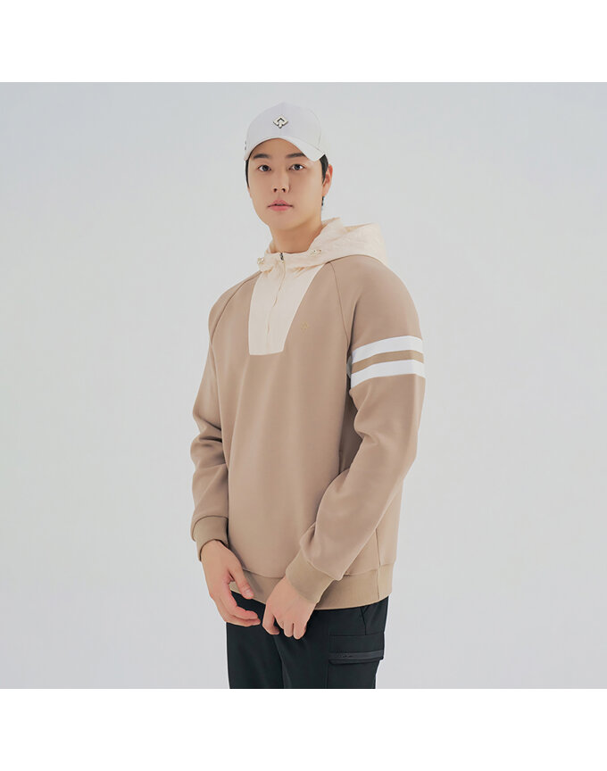 남성 패딩 우븐 후드 티셔츠 RMTHM3173-511