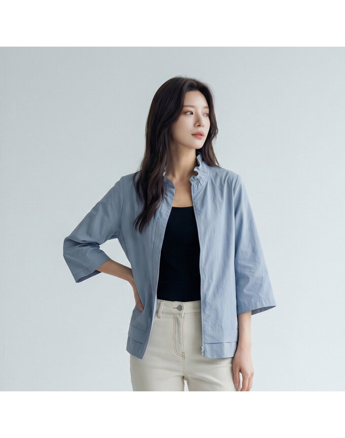 칠부 소매 점퍼_1I41301