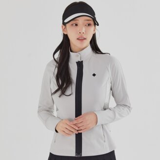 여성 우븐 패치 져지 미드레이어 점퍼 RWJML5303-509