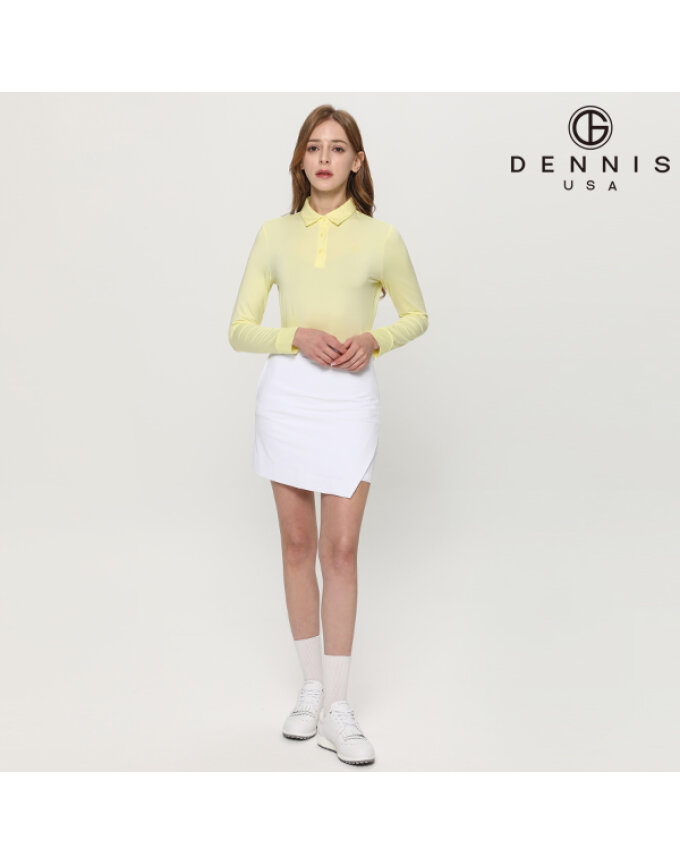 [DENNIS] 여성 중기장 H라인 큐롯 스커트_NAOMLSK368