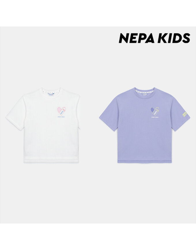 (키즈)걸즈 루즈 티셔츠_KK45306