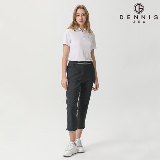 [DENNIS] 여성 자가드 울밴드 그린 8부 팬츠_FAQMLPT691