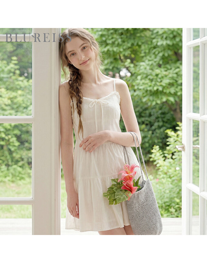 펀칭 뷔스티에 미니 원피스_BI6M1OP3451