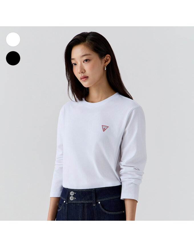 [ON] 유니 미니로고 긴팔티셔츠 NQ3KE401