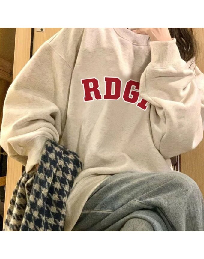 여성 데일리 오버핏 체형커버 맨투맨 티셔츠 WON-WSH-WD4425F