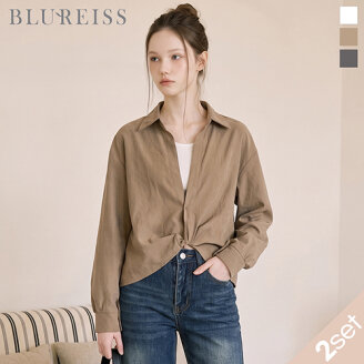 [2SET]꼬임 포인트 블라우스+나시_BI6F1BL5291