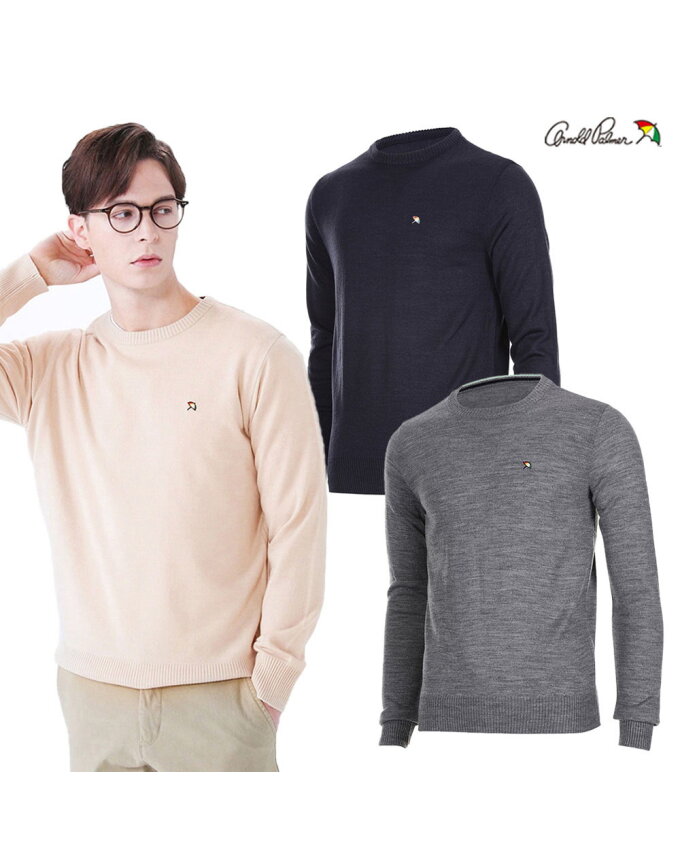 아놀드파마 남성 어반 라운드 니트_3종 택1